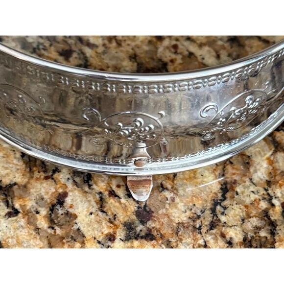 Red Round Ceramic Casserole Baking Dish w/Lid In Stainless Steel w/Handles USA - Picture 16 of 16